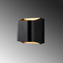 Opviq Bera - 15305 Lámpara de pared negra de metal